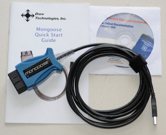 Câble performant de programme de diagnostic de scanner de technologie de GM de MongoosePro