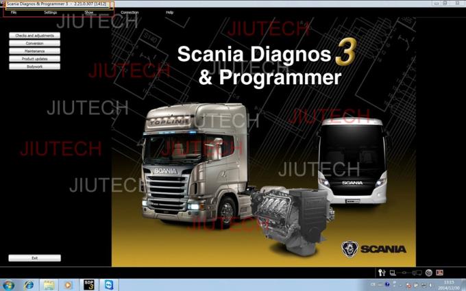 Scanner diagnostique V2.2.1, Multi-Langues de camion résistant de Scania VCI2