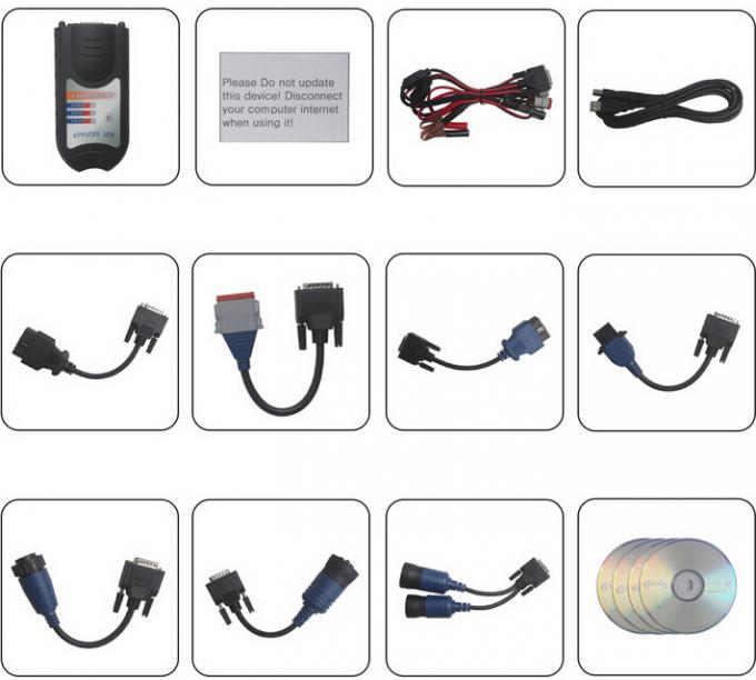 Diesel résistant de logiciel du lien 125032 de XTruck USB de scanner de construction