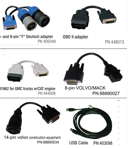 Interface de véhicule résistant du scanner 125032 de construction de diagnostic de camion