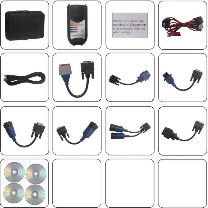 Interface de véhicule résistant du scanner 125032 de construction de diagnostic de camion
