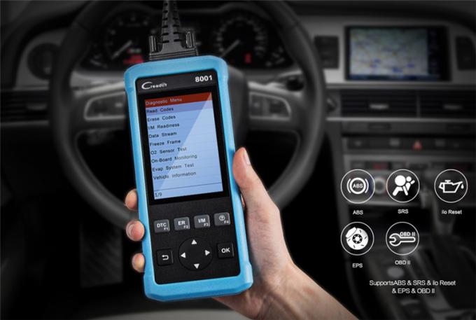 Du LANCEMENT DIY de code de lecteur plein OBD système de l'ABS SRS de soutien d'outil de diagnostic de CReader 8001 avec du CR 8001 de fonction de remise de l'huile EPB