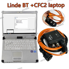 2024 Forklift Diagnostic Tool For Linde Canbox BT Kit Electric CANBOX TO TRUCK Pathfinder LSG+CFC2 Laptop