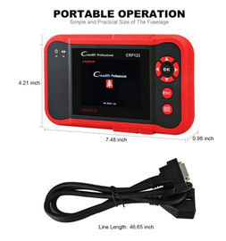 launch Creader professtional CRP 123 OBDII Code Reader Scanner 3.5' TFT LCD dIsplay CRP123 Scan tool free upgrade no Lim