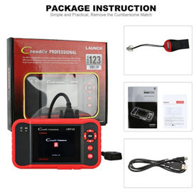 launch Creader professtional CRP 123 OBDII Code Reader Scanner 3.5' TFT LCD dIsplay CRP123 Scan tool free upgrade no Lim