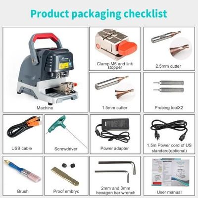 Xhorse Dolphin XP005 Automatic Key Cutting Machine Plus VVDI MB Tool with 1 Year Unlimited Token