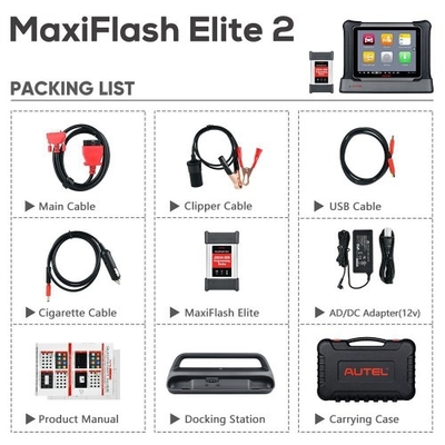 Autel Maxisys Elite II Automotive Diagnostic Tool Support Bi-Directional Control and J2534 ECU Programming