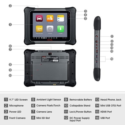 Autel Maxisys Elite II Automotive Diagnostic Tool Support Bi-Directional Control and J2534 ECU Programming