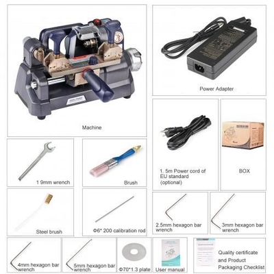2025 Xhorse Dolphin XP-008 XP008 Key Cutting Machine Mini Mechanical for Special Bit/ Double Bit Keys