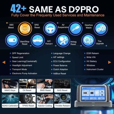 2025 XTOOL INPLUS IP919Pro All Systems Bidirectional Wireless Diagnostic Tool Support DOIP / CANFD & FCA, ECU Programming for BBV, Test Plan for BMW