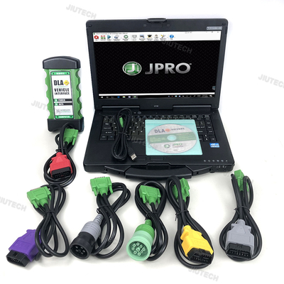 CF53 laptop with 2024 DLA for jpro dla diagnostic tool+2.0 Vehicle Interface Diesel Newest software Heavy Duty Truck Scanner Diagnostic Tool