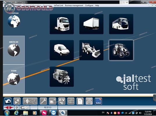 Jaltest Link Heavy Duty Truck Diagnostic Scanner with CF19 Laptop for Multi Brand Diagnostics and Advanced Calibration