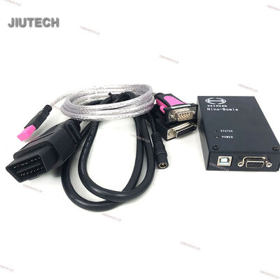 Newest Version for Hino Bowie OBD2 Cable for Hino Diagnostic Explorer V3.16 for Hino DX Truck Diagnostic Scanner Tool with V110 Laptop