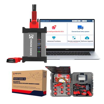 Engine Dance X5 Ultra Truck Diagnostic Scanner Full System Diagnostics ECU Programming for Vehicles, ABS EBS SCR DPF Diagnostic Tool