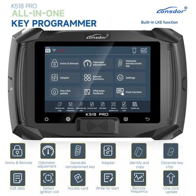 Lonsdor K518Pro K518 Pro Global Full Version Key Programmer Free AKL Activation License Newly Add Can FD and DOIP Protocols
