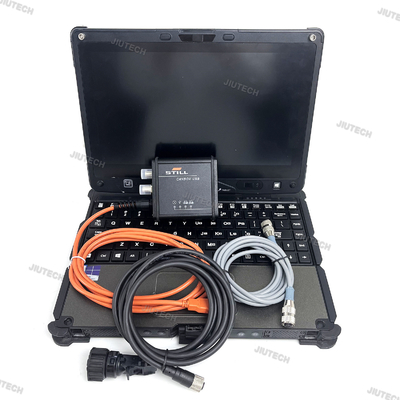 Pour le chariot élévateur Canbox 50983605400 Diagnostique câble encore Box Can Bus Line encore CANBOX 2 Outil de diagnostic avec Getac Laptop
