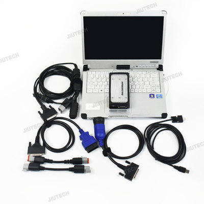 Un ordinateur portable CFC2 avec une For Cummins Inline 6 Plus V7.6.2 Avec Keygen Adaptateur de liaison de données outil de diagnostic lourd