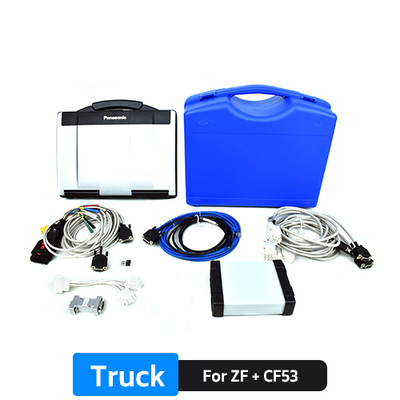 CF53 L'ordinateur portable avec le kit de diagnostic de transmission ZF DPA06 avec le dernier test ZF PRO DEVELOPMENT 10.5 ensemble complet