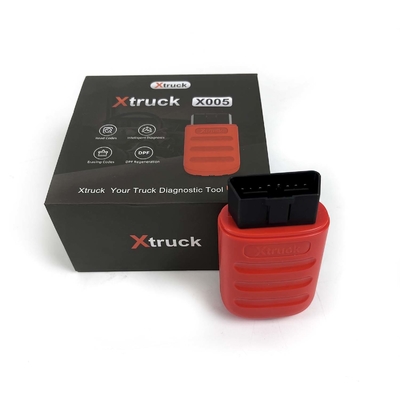 Scanner OBD pour poids lourds Xtruck X005 avec 8 modes de test OBDII, deux ans de mises à jour gratuites et lecture des codes défauts