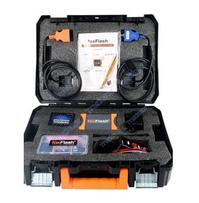 FoxFlash Outil de Clonage ECU TCU Super Puissant Chip Tuning V1.4.2 Version Logicielle Firmware FW:D087 avec Prise en Charge de la Lecture VR