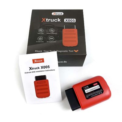 Xtruck X005 Bluetooth 5.1 Truck Diagnostic Scanner for FAWDE SHACMAN