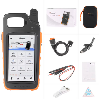 Xhorse VVDI Key Tool Max Pro avec fonction MINI OBD Tool Prise en charge de plusieurs langues CAN FD/ Tension et courant de fuite