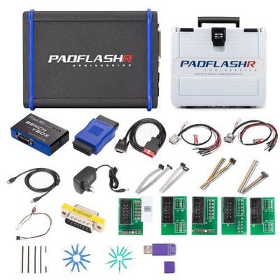 Newest 2025 PADFLASH PADFLASHR Full Version ECU TCU Programmer with USB Dongle OBD Bench Boot Supports Checksum VR Files