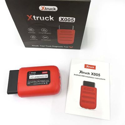 Xtruck X005 Truck OBD2 Diagnostic Scanner Engine Analyzer Fault Code Reader for  FAWDE, SHACMAN, SINOTRUK, DONGFENG with Mobile App