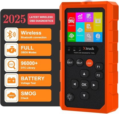 Scanner OBDII portable Xtruck 819 avec mode OBD2 amélioré 6, prise en charge de 9 protocoles principaux et écran IPS de 2,8 pouces