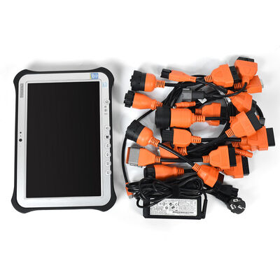 Xtruck Y009 Heavy Duty Truck Diagnostic Kit with FZ G1 Tablet Full System Scanner for Multi-Brands Support