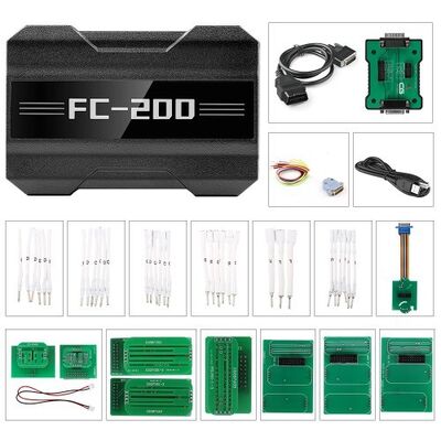 Kit complet de programmeur de réglage de puce ECU CG FC200 avec adaptateurs 6HP 8HP MSV90 N55 N20 pour la protection des pièces de voiture d'origine et la reconnaissance intelligente