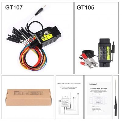 GODIAG GT107 DSG Adaptateur de boîte de vitesses ECU IMMO Kit pour lire/écrire les données de la boîte de vitesses DSG Compatible avec PCMTuner Kess V2 PCMFlash KTMBench Connexion facile Réponse rapide