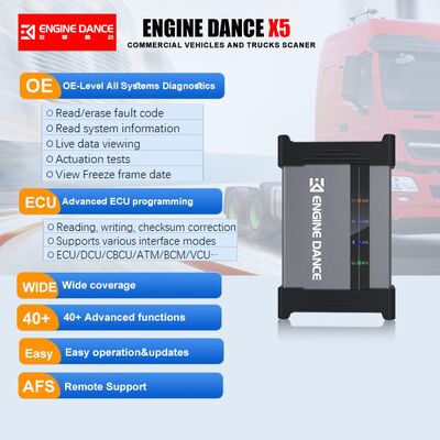 Engine Dance X5 Ultra Ecu Tuning Programming Tool Comprehensive Diagnosis Tool Tuning Machine for Truck &Diesel Vehicles