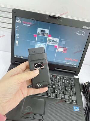 Pour MAN T427 OUTIL DE DIAGNOSTIC INTERFACE DE DIAGNOSTIC CAMION APPAREIL DE PROGRAMMATION DE PARAMÈTRES CALIBRAGE WLAN SURVEILLANCE ORDINATEUR PORTABLE CF53