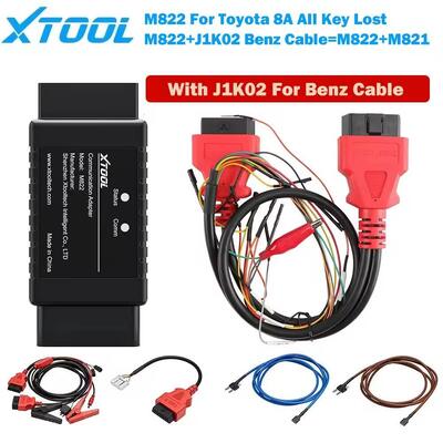 XTOOL M822 M821 Émulateur de clé pour Toyota A8 pour câble Benz Programmation de clé perdue nécessite de travailler avec le programmeur KC501 pour PAD3