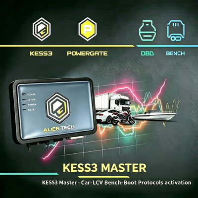 AlienTech KESS V3 ECU TCU outil de programmation OBD pour les voitures protocole dispositif de Diagnostic LCD ECU puce réglage en ligne Remap outil
