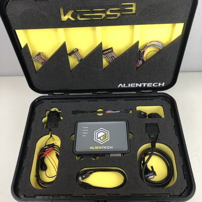 Alientech KESS3 Programmeur d'ECU esclave avec réglage de démarrage de banc OBD Calculs de somme de contrôle super rapides et abonnement d'un an