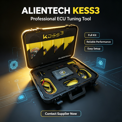 Alientech KESS V3 ECU Tuning Programmer avec prise en charge multiprotocole, mise à niveau maître/esclave et traitement de données 10 fois plus rapide