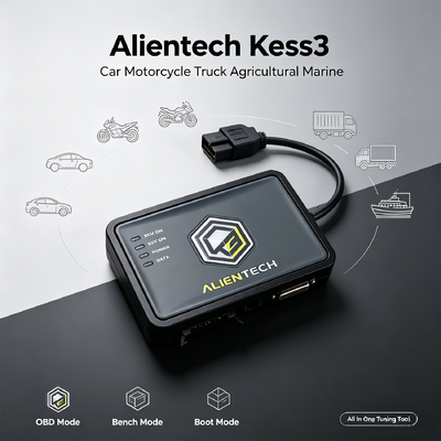 Alientech KESS V3 Multi-Protocol ECU Programmer avec transfert de fichiers 10 fois plus rapide et mise à niveau de l'esclave au maître