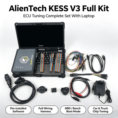 Programmeur d'ECU pour voiture Alientech KESS3 avec support complet du protocole OBD et multilingue pour OBD et réglage de banc