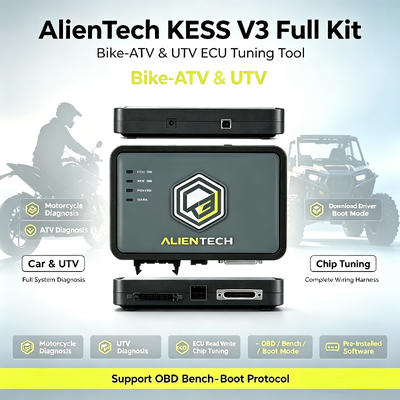 Alientech KESS3 Programmeur ECU avec Interface Multilingue OBD Bench Boot Tuning et Garantie 1 an