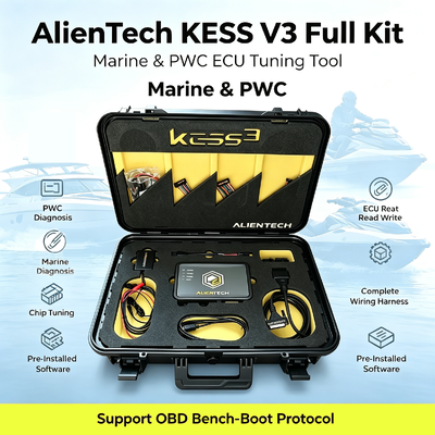 Alientech KESS3 Programmeur ECU avec Diagnostic Marin PWC Tuning OBD Bench Boot et Abonnement Gratuit de 12 Mois