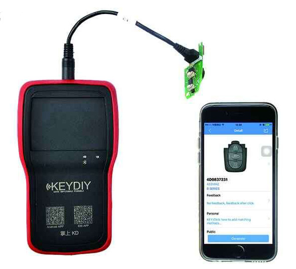 KEYDIY KD900+ pour IOS Android Bluetooth Maker-1 à distance