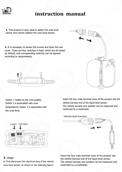 Outil de r&eacute;paration des capteurs d'ur&eacute;e Euro 6 de Xtruck (24V pour les camions diesel) 4